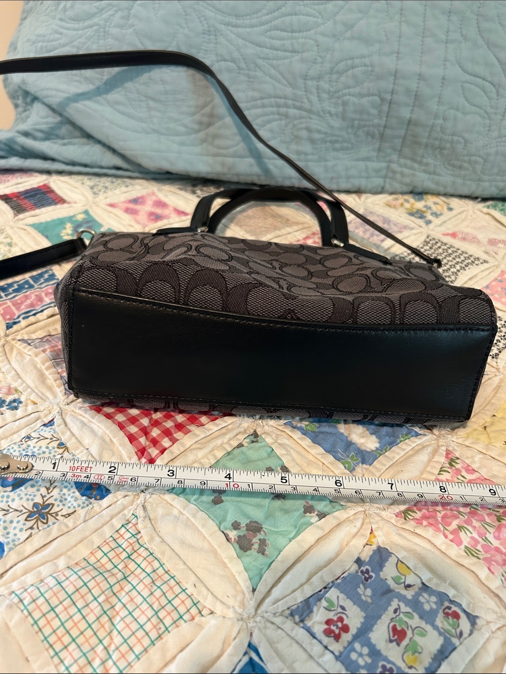 NWT Coach mini Kelsey satchel black - Picture 9 of 9